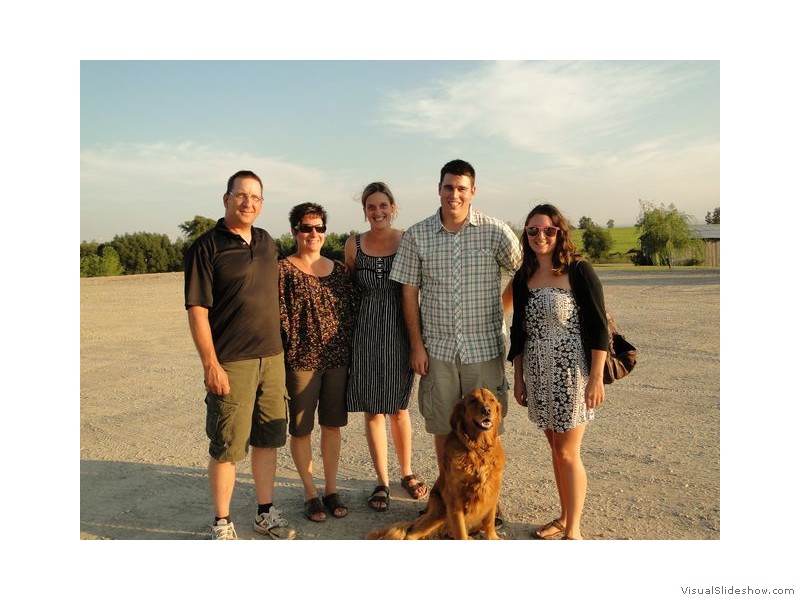 Ed, Lisa, Ruth, Nick, Abby and Dog