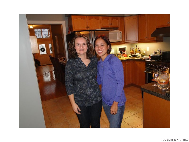 Rhonda and Denise at New Year's Day High Tea