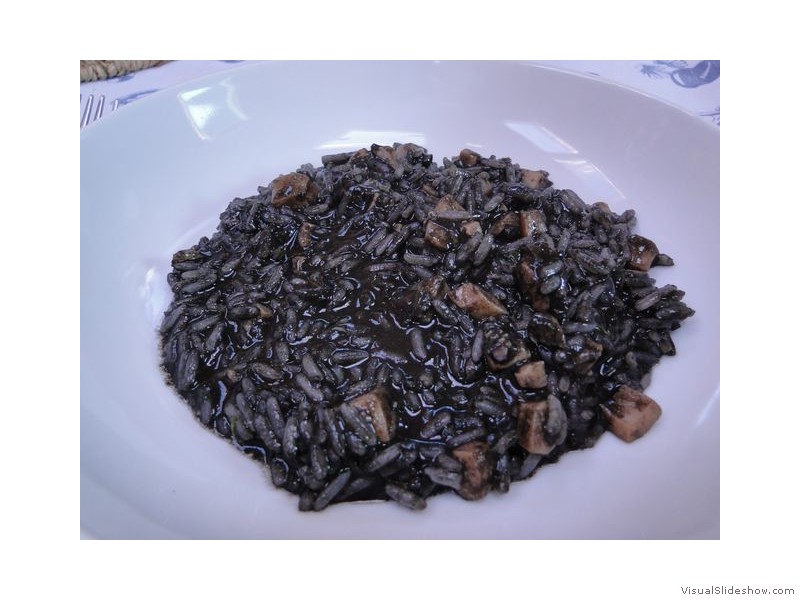 Black Risotto the Croatian National Dish