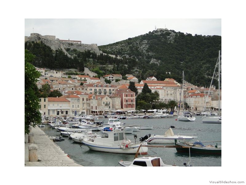 View of Hvar Town Harbour
