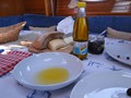 Award Winning Olive Oil with Bread and Cheese