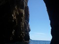 Kayaking Elaphite Islands - Looking Out From Cave, Croatia