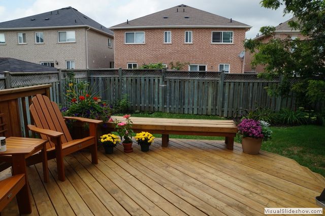 Fall Flowers on Deck