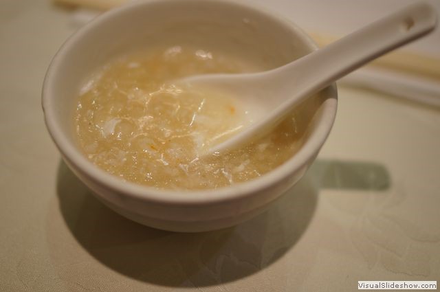 Close Up of Fish Maw Soup