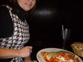 Rhonda with Veal Parmesan