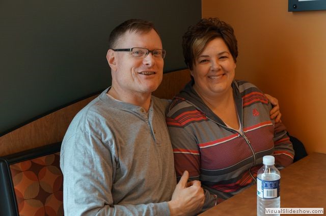 Rich and Teresa at Zoups