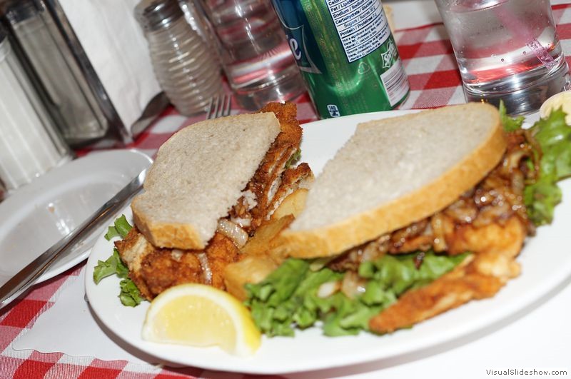Chicken Schnitzel at Country Style Hungarian Restaurant
