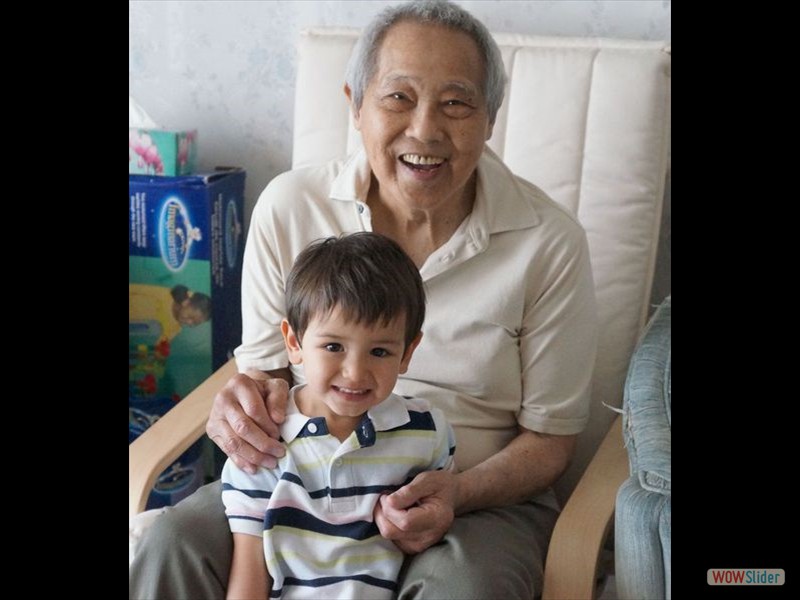 Dennis 80th - Dennis and Matthew