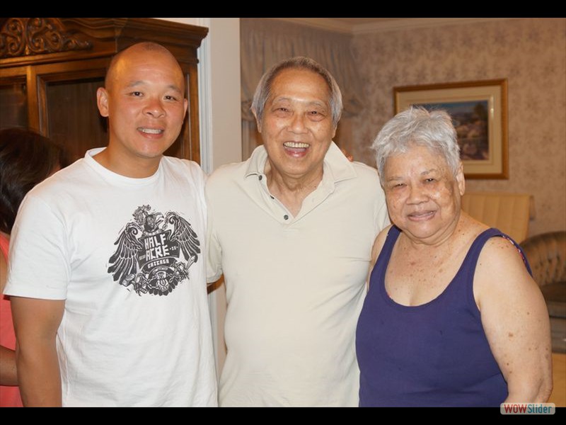 Dennis 80th - Kevin, Dennis, Monica