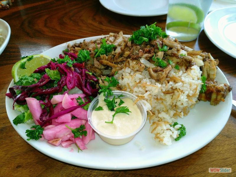 Almadina Woodstone Oven and Grill Restaurant - Schwarma Dinner