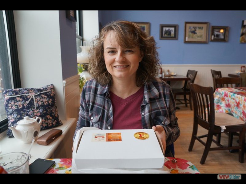 Rhonda with the Coveted Butter Tarts
