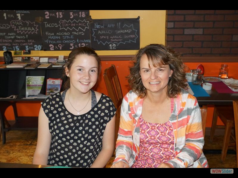 Amy and Rhonda in La Catrina in Brampton