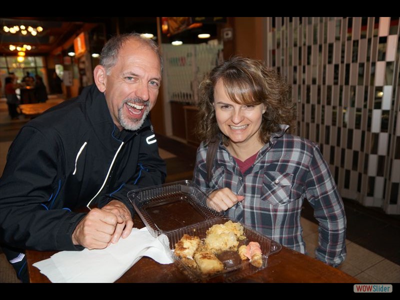 Corey and Rhonda with Baklavas