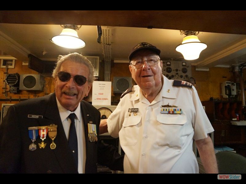 HMCS Haida in Hamilton - Korean War Veterans