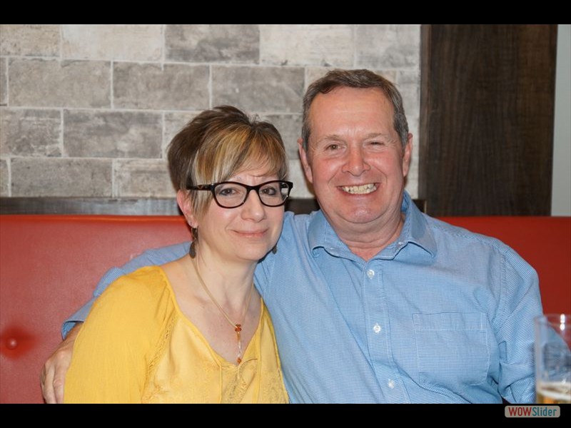 Lisa and Keith at Rhonda's Birthday Dinner