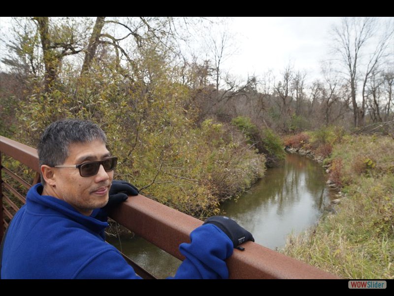 McMichael Hike - Mike by Creek
