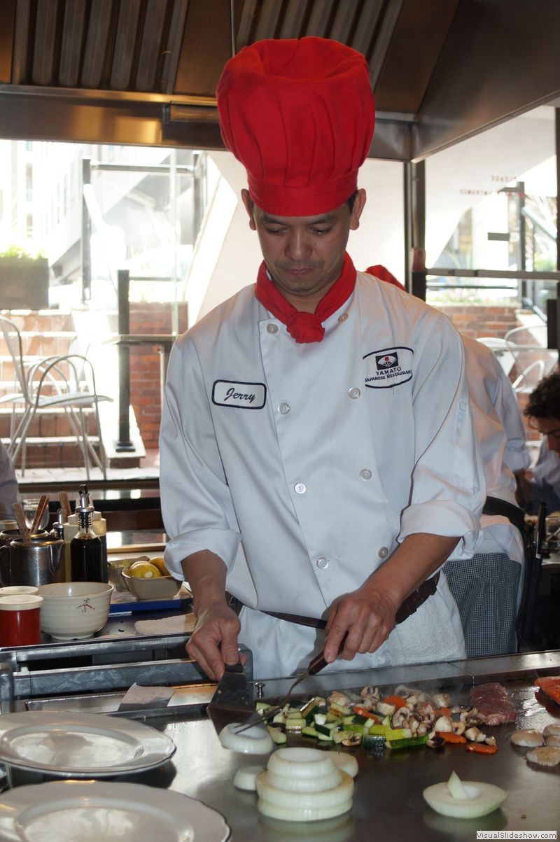 Chef Jerry Building the Onion Tower 2