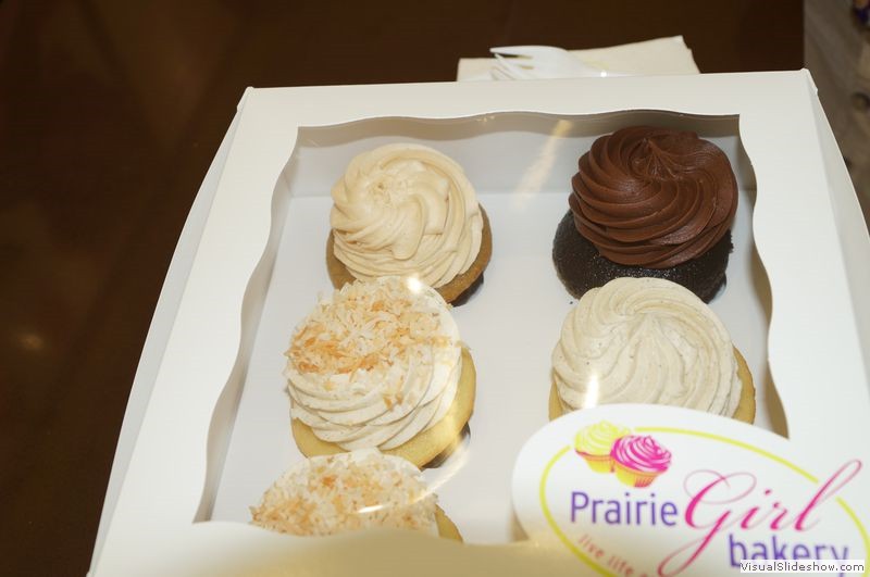 Prairie Girl  Bakery Chocolate, Coconut and Vanilla Cupcakes