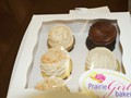 Prairie Girl  Bakery Chocolate, Coconut and Vanilla Cupcakes