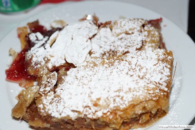 Apple and Cherry Streudel at Country Style Hungarian Restaurant