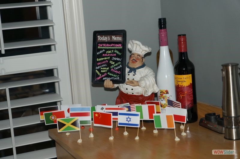 International Night Dinner - Flags