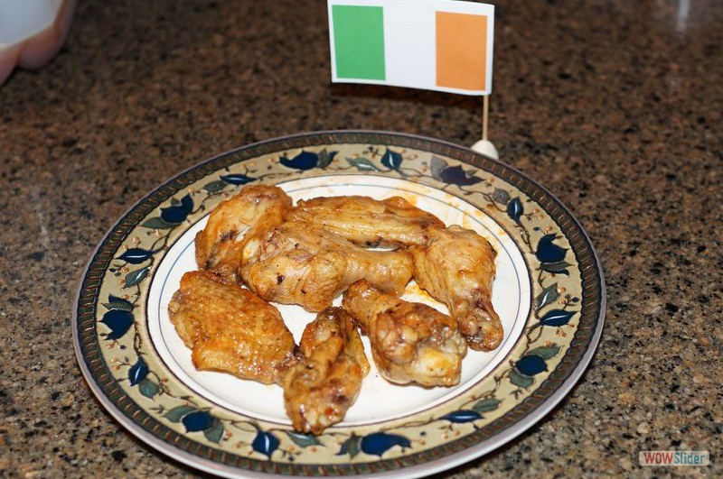 International Night Dinner - Ireland - Chicken Wings 2