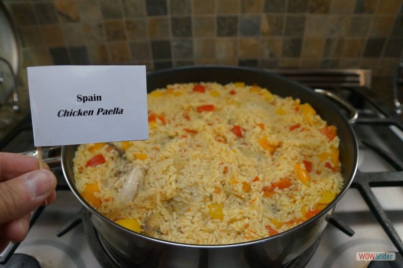 International Night Dinner - Spain - Chicken Paella