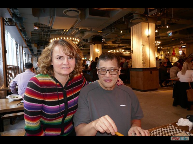 International Day - Chef's Assembly Hall - Rhonda and Mike