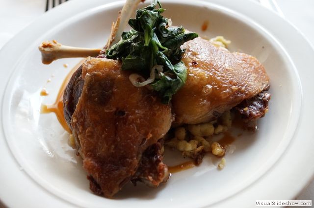 Duck and Mushroom Spaetzle Dinner