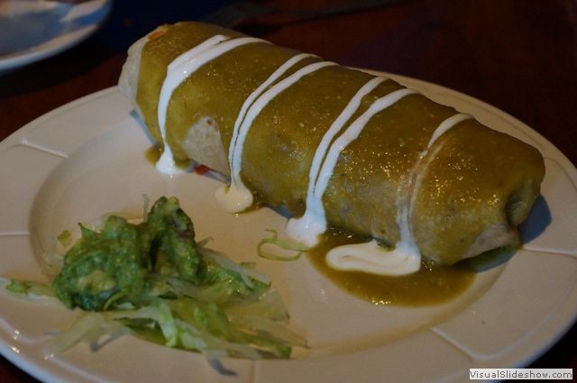 Franciscos Cantina - Chicken Burrito Verde
