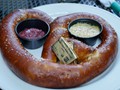Great Dane Pub and Brewing - Fresh Pretzel with Mustards