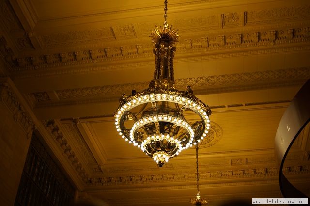 Chandelier in Grand Central Station, New York