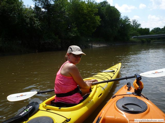 Kayaking Baraboo River, Baraboo WI