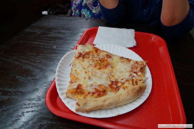 Pizza Slice from a Pizza Joint on Broadway