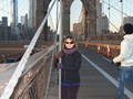 Rhonda on Brooklyn Bridge