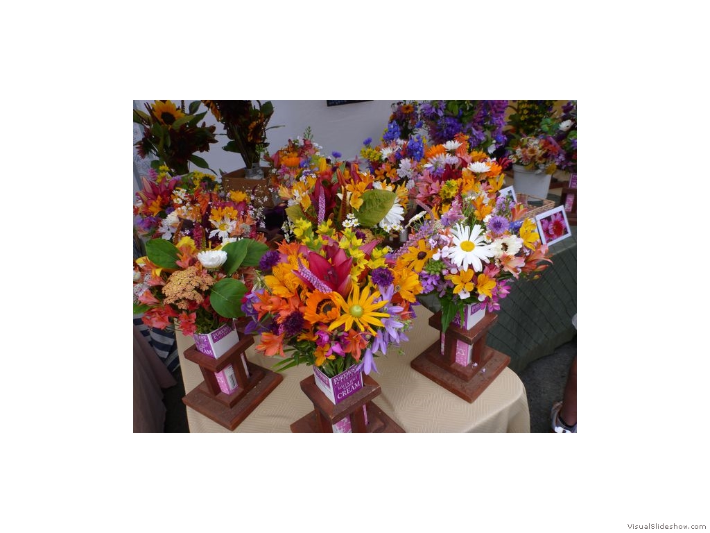 Salt Spring Island Ganges Market Flowers