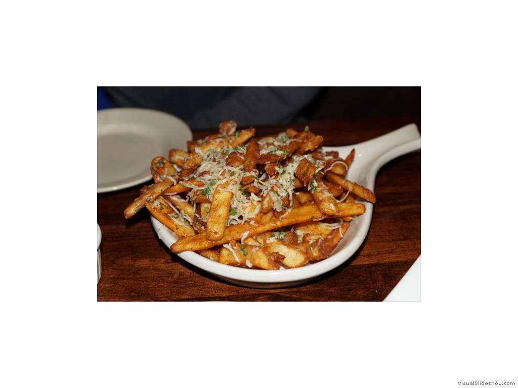 Garlic Truffle Fries at Mahogany