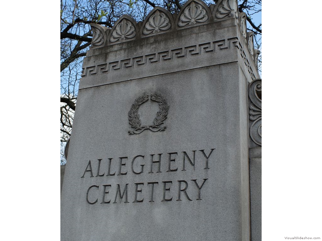 Allegheny Cemetery  14 - Sign