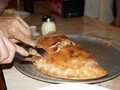 Calzone with Ricotta and Mozarella