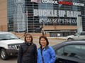 Rhonda and Cathy Outside the CONSOL Energy Center