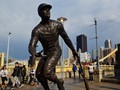 Roberto Clemente Statue by the Roberto Clemente Bridge