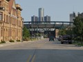 View from BnB to Comerica Park