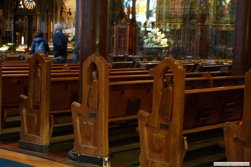 Notre-Dame Basilica 2 - Pews with Individual Carvings