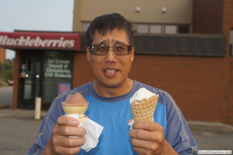 Mike with Farquars Ice Cream