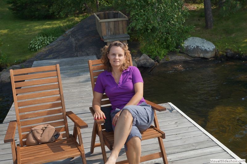 Rhonda on Dock