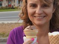 Rhonda with Farquars Ice Cream