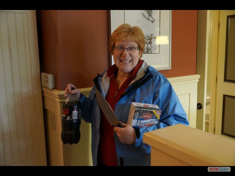 Laura with a Very Big Knife
