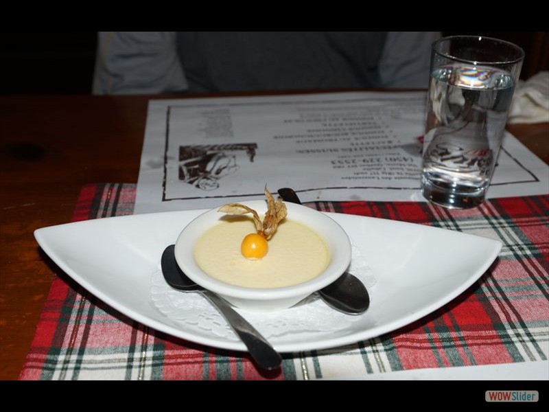 Au Mazot Suisse Restaurant - Lemon Pudding
