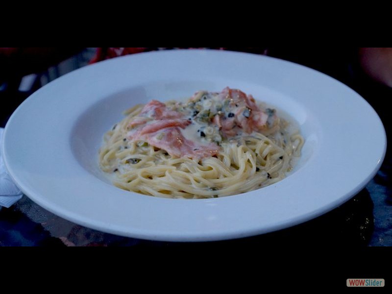 Bistro Des Artistes Restaurant - House Smoked Salmon Pasta