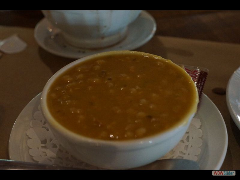 Petit Poucet Restaurant - Pea Soup